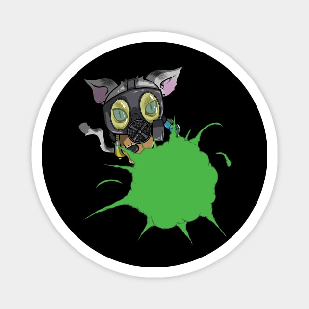 Toxic Kitty Magnet by TopStyleTrends